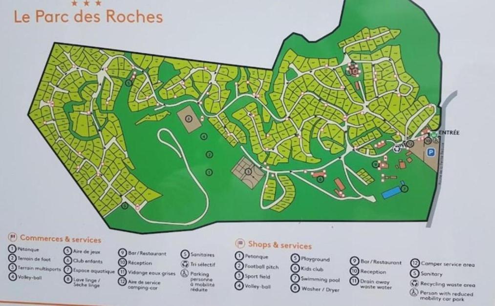 Location Mobil-Home Le Parc Des Roches Saint-Chéron المظهر الخارجي الصورة